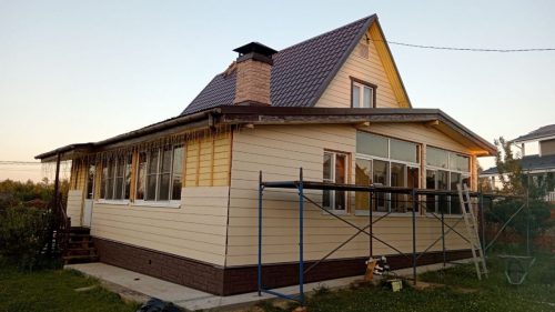 Монтаж фиброцементного сайдинга Бетэко