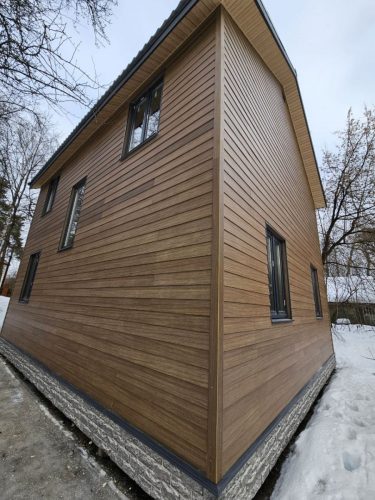 Монтаж фиброцементного сайдинга